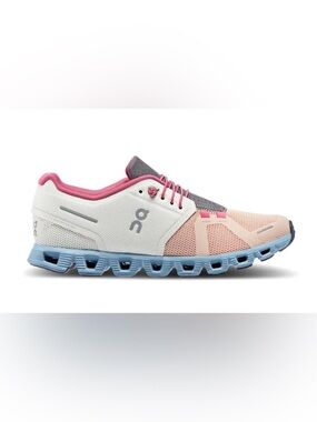 On Running Pink and Burgundy Women's Running Shoes